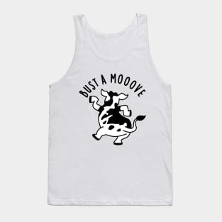 Bust A Mooove Funny Cow Pun Tank Top
